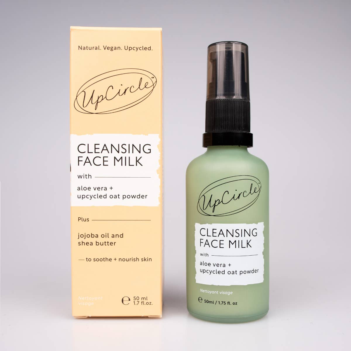 Mini Cleansing Face Milk with Aloe Vera + Upcycled Oat - Travel Size