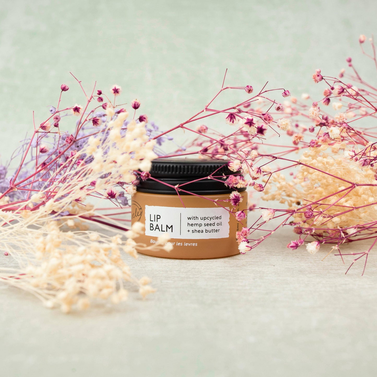 Lip Balm with upcycled Hemp Seed Oil and Shea Butter