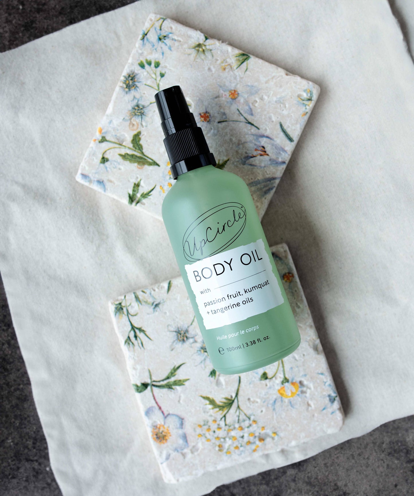 Luxury Vegan Body Oil with Passionfruit + Kumquat + Tangerine