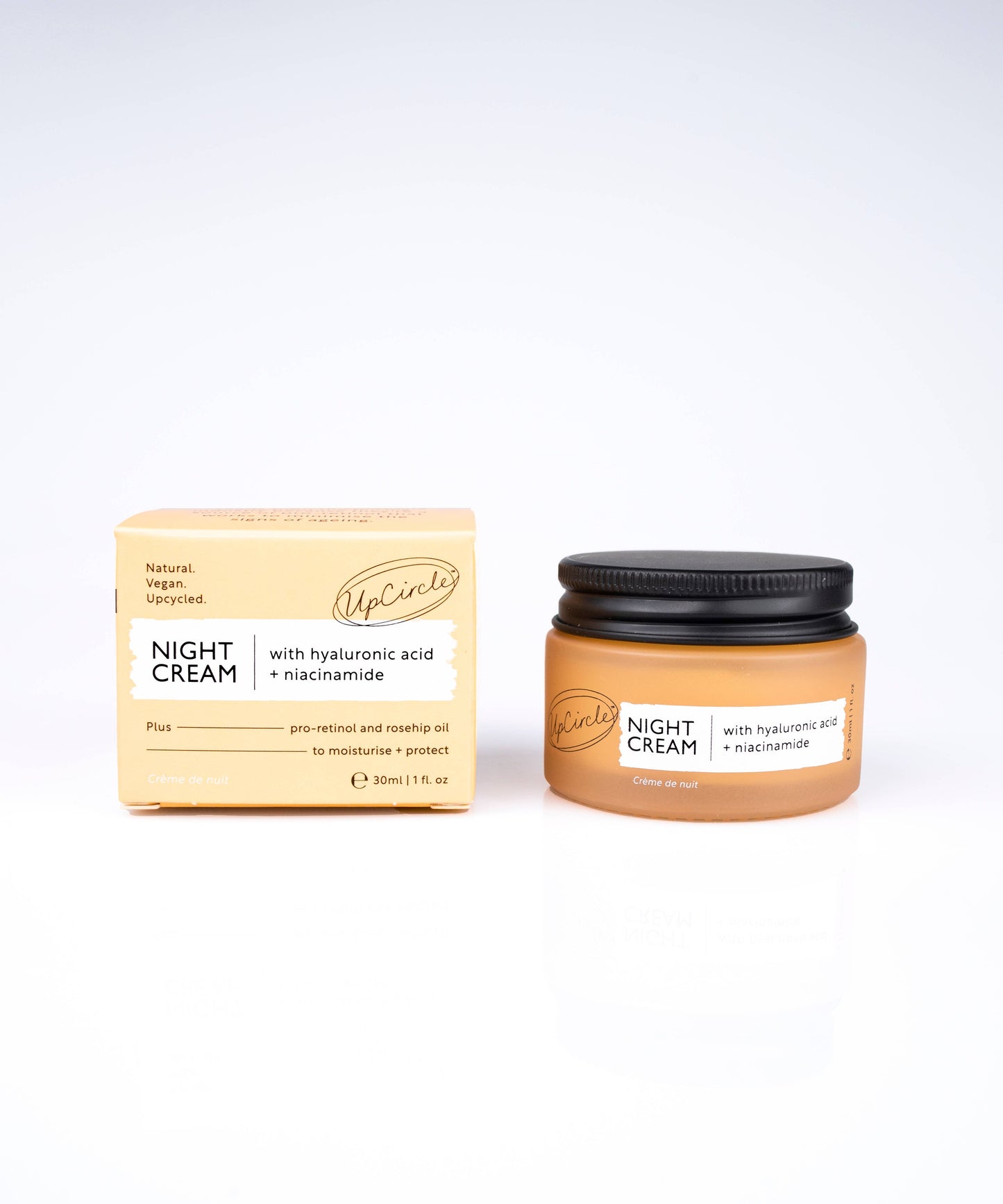 Mini Hyaluronic Acid + Niacinamide Night Cream with anti-ageing properties - Travel Size