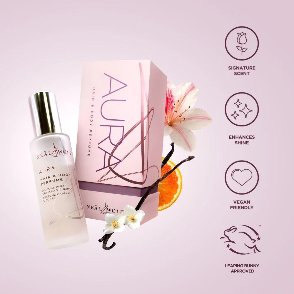 Neal & Wolf AURA Hair & Body Fragrance 50ml New Packaging