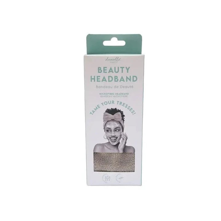 Cosmetic Bow Headband - Grey