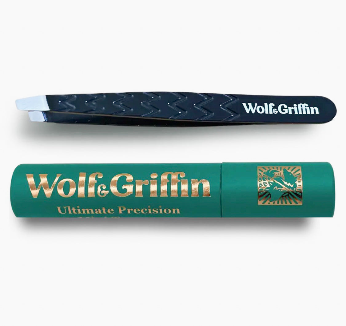 Wolf & Griffin ULTIMATE SLANT TWEEZER - BLACK EDITION