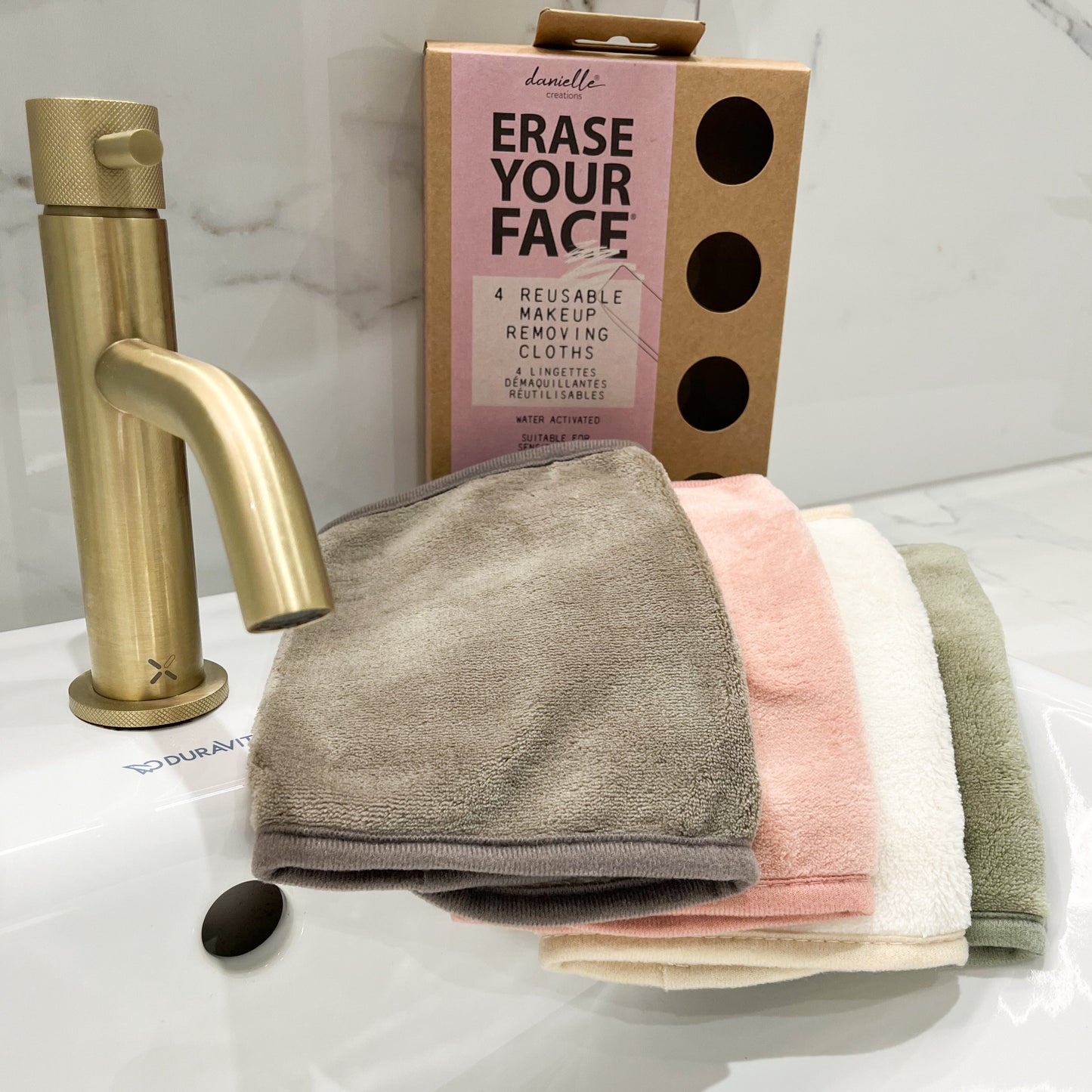 Erase Your Face Eco MakeUp Removing Cloth 4PK