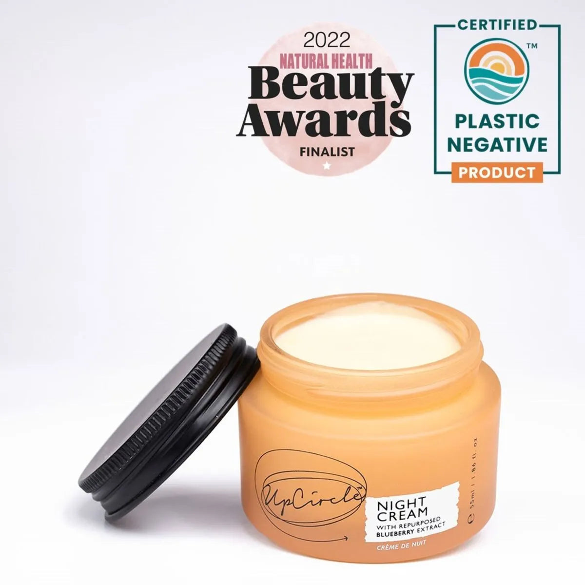 Hyaluronic Acid + Niacinamide Night Cream with anti-ageing properties