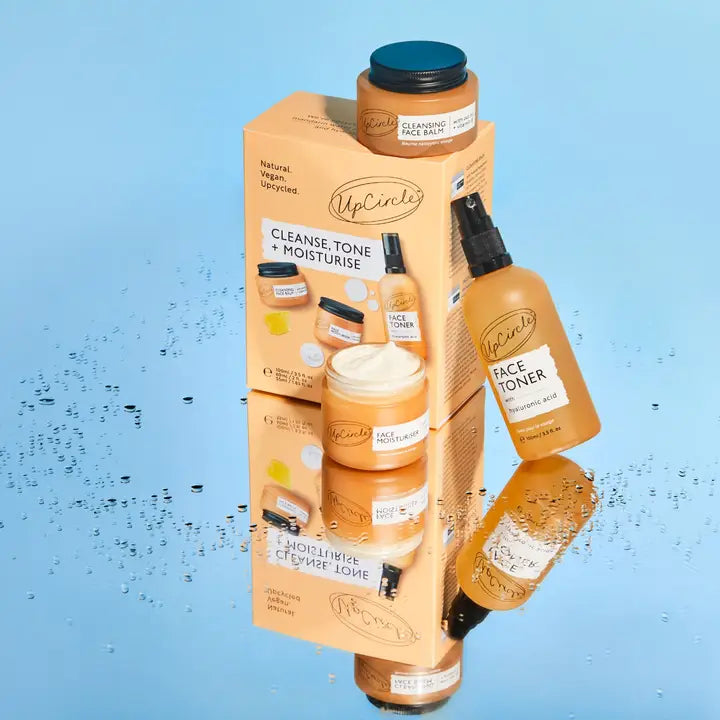 Cleanse, Tone + Moisturise - Eco Friendly Vegan Gift Set