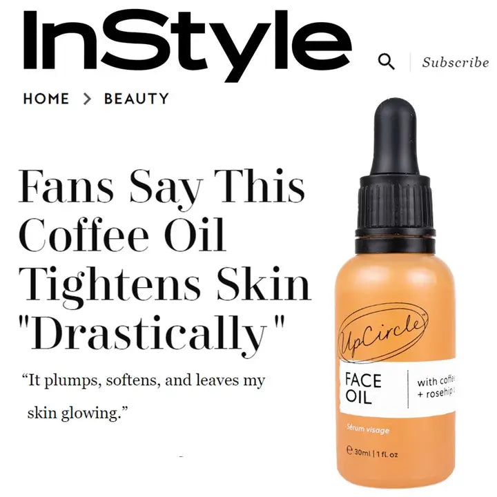 Face Oil with Coffee + Rosehip Oil