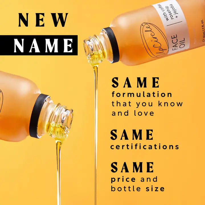 Face Oil with Coffee + Rosehip Oil