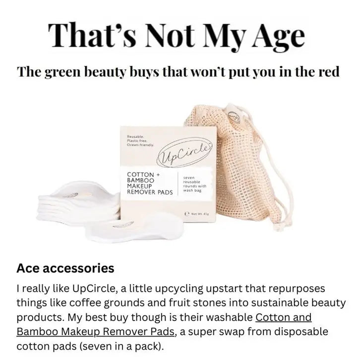 Plastic Free Reusable Luxury Cotton + Bamboo Eco Makeup Pads