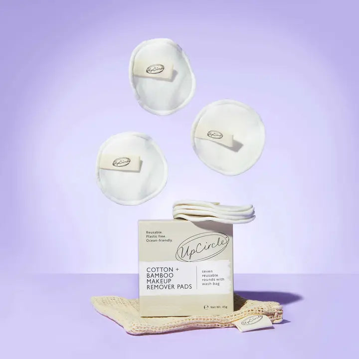 Plastic Free Reusable Luxury Cotton + Bamboo Eco Makeup Pads