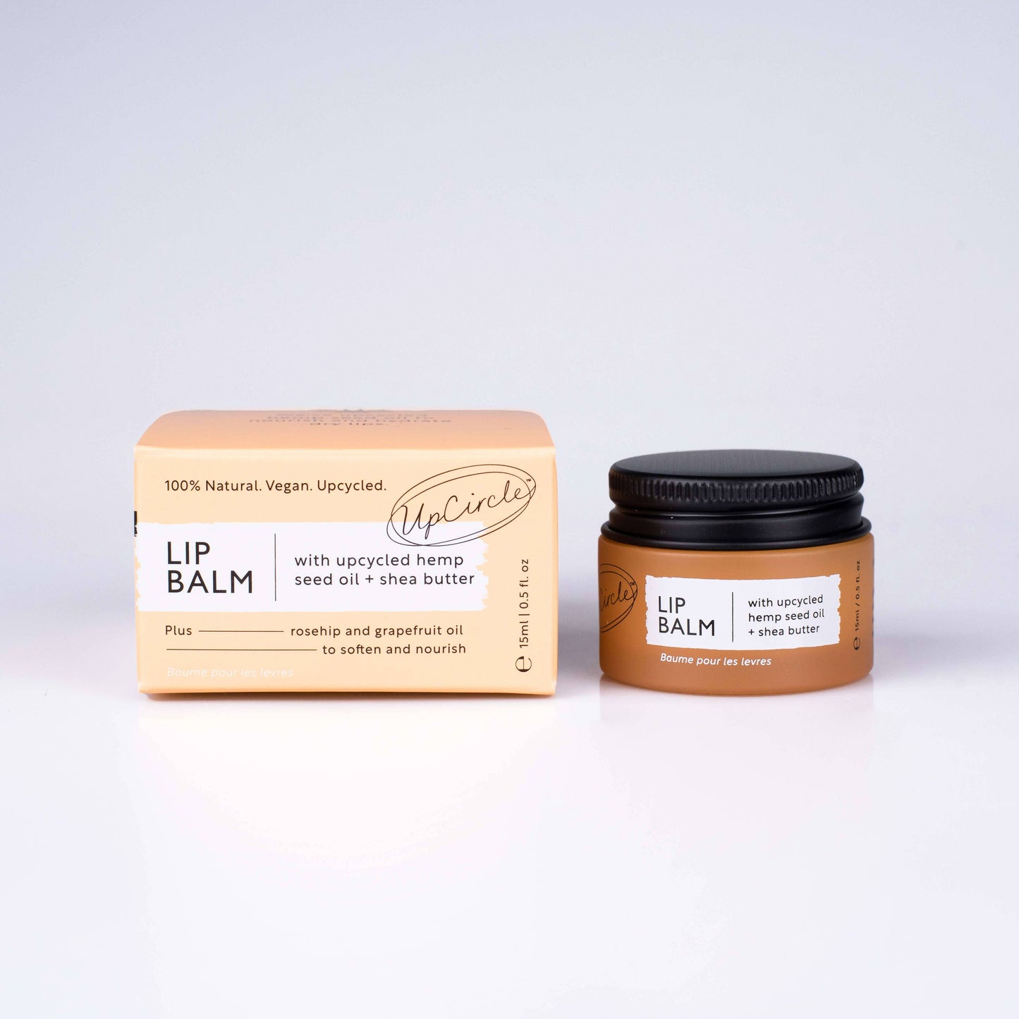 Lip Balm with upcycled Hemp Seed Oil and Shea Butter
