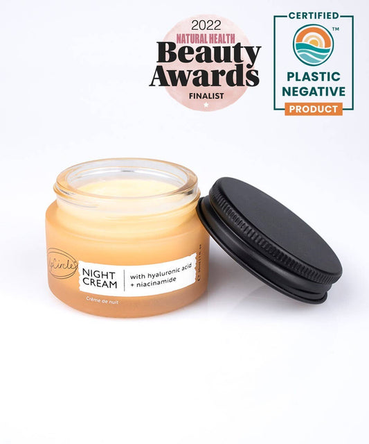 Hyaluronic Acid + Niacinamide Night Cream with anti-ageing properties - Travel Size