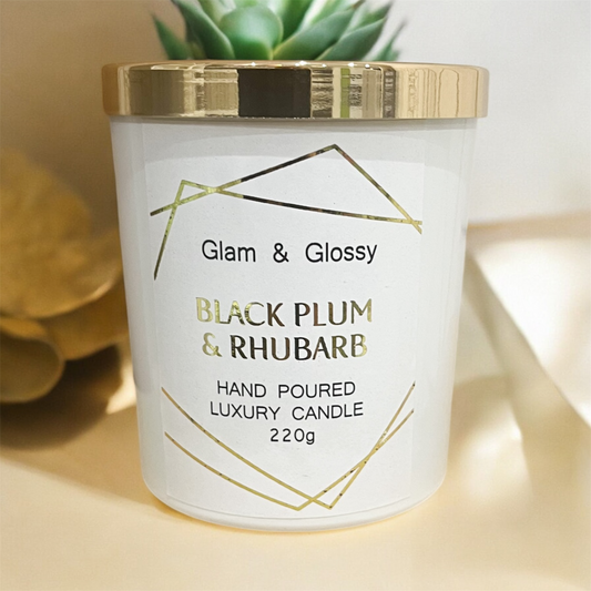 Black Plum & Rhubarb Candle