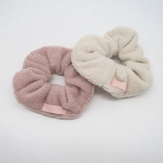 Microfibre Towel Scrunchie - Pink & Nude