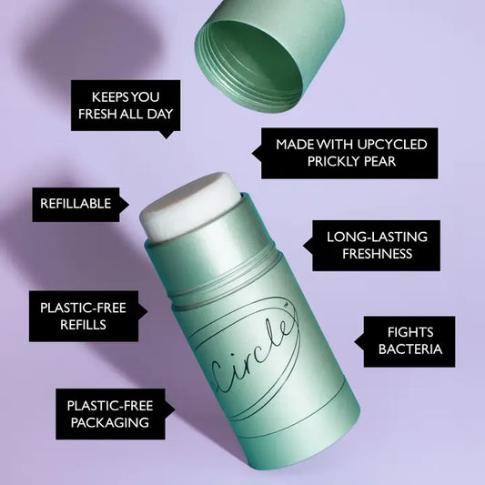 Plastic Free Refillable Deodorant with Macadamia + Bergamot