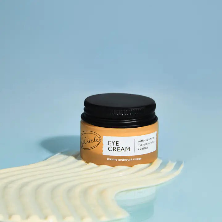 Eco Vegan Eye Cream with Cucumber, Hyaluronic Acid + Coffee